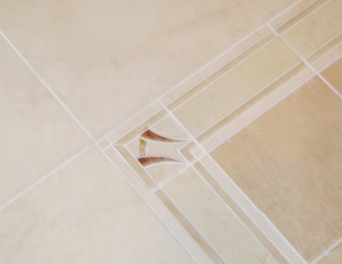 Laatoituksen yksityiskohta